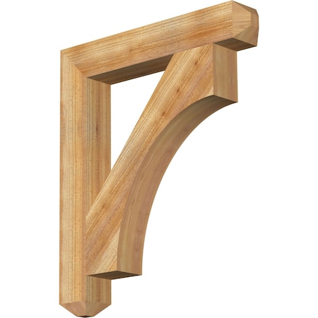 Westlake Craftsman Rough Sawn Bracket, Western Red Cedar, 4W X 26D X 30H